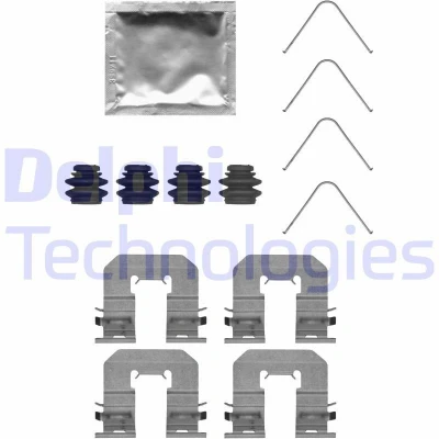 Imagem de DELPHI LX0716 Kit de acessórios, pastilhas travão
