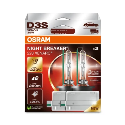Imagem de OSRAM 66340XN2 2HB Lâmpada, farol de longo alcance D3S 42V 35W