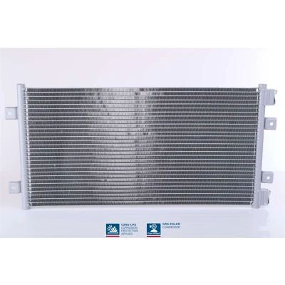 Imagem de NISSENS 94811 Condensador sem secador Alumínio 605 R 134a FIAT: Punto II Hatchback