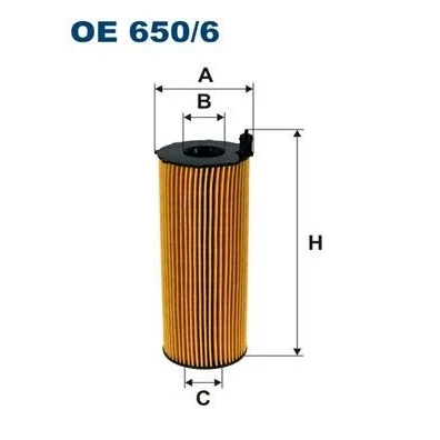 Imagem de Filtros de óleo filtron oe650/6