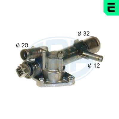 Imagem de ERA 350093A Termóstato, líquido de refrigeração 89 com junta sensor Plástico caixa RENAULT: Kangoo I Express, CLIO 2, MEGANE 2 Kombi