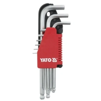 Imagem de YATO YT 0506 Kit de chaves parafusos angulares aço cromo vanádio 9