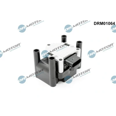 Imagem de DR.MOTOR AUTOMOTIVE DRM01064 Bobina de ignição 4 VOLKSWAGEN: Golf 4, Polo IV Hatchback, Variant, SEAT: Ibiza 2, 3, Leon I Hatchback