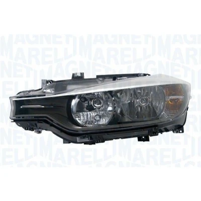 Imagem de MAGNETI MARELLI 719000000060 Farol Principal à direita H7/H7, PW24W, PY21W, H6W Halogéneo para circulação pela com lâmpadas de incnadescência