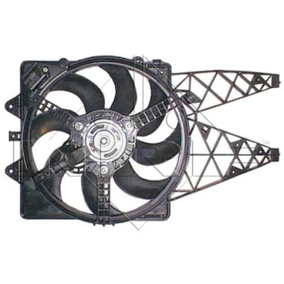 Imagem de NRF 47237 ventilador de radiador 371 12 290 com estrutura do (caixilho)