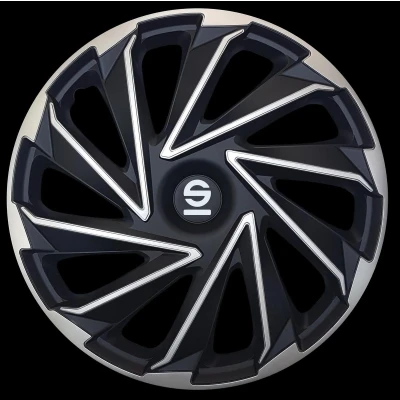 Imagem de SPARCO Verese SPC1680SVBK Proteções de roda 16polegadas prateado, preto