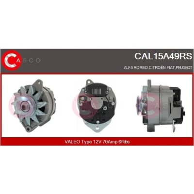 Imagem de CASCO CAL10420AS Alternador 12V 140A AUDI: A4 B6 Sedan, Avant, B7 VOLKSWAGEN: Sharan I, Tiguan Crafter 30 35 Minibus