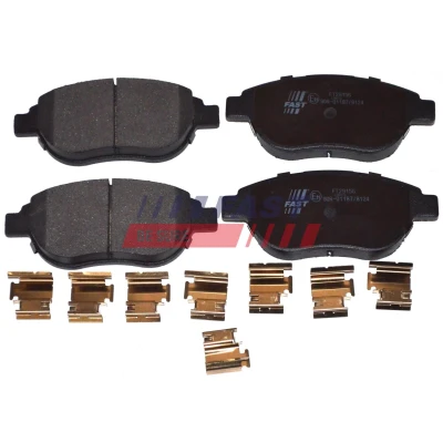 Imagem de FAST FT29156 Jogo de pastilhas para travão disco Eixo dianteiro excl. contacto aviso desgaste PEUGEOT: 206 Hatchback, 207 Hatchback
