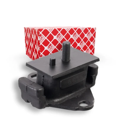 Imagem de FEBI BILSTEIN 106394 Suporte, motor de ambos os lados, à frente Rolamento borracha e metal