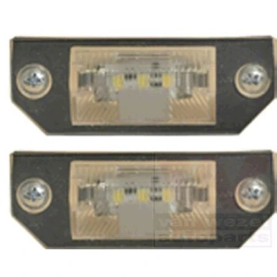 Imagem de VAN WEZEL 1866920 Luz de Placa LED esquerda, à direita FORD: Focus 2, 2 Kombi, C Max