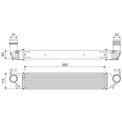 Imagem de VALEO 818312 Intercooler Alumínio sem sensor