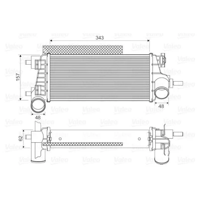 Imagem de VALEO 818667 Intercooler sem válvula de recirculação dos gases escape FORD: FOCUS 3, 3 Turnier