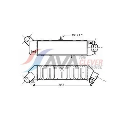 Imagem de AVA COOLING SYSTEMS VNA4162 Intercooler SEAT: Ibiza 2, VOLKSWAGEN: Polo III Variant