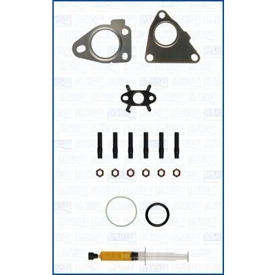 Imagem de AJUSA JTC12091 Kit de montagem, turbocompressor with studs, syringe oil com juntas instruções montagem