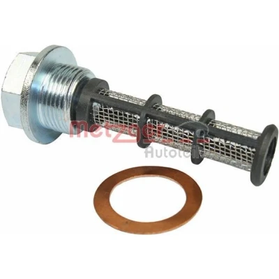 Imagem de METZGER 8030023 Bujão do Carter M22x1,5 Aço 24 com filtro de óleo, junta SMART: Fortwo II Coupe, Cabrio
