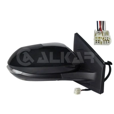 Imagem de Espelho retrovisor Alkar 6142078 à direita com subcapa elétrico convexo para veículo volante esquerda