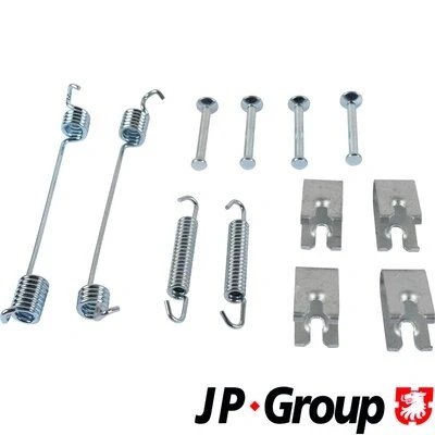 Imagem de JP GROUP 1564000410 Kit de acessórios, maxilas do travão Eixo traseiro FORD: Fiesta Mk4, Mk4 Van