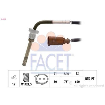 Imagem de FACET 22.0268 Sensor AUDI: A8 D4