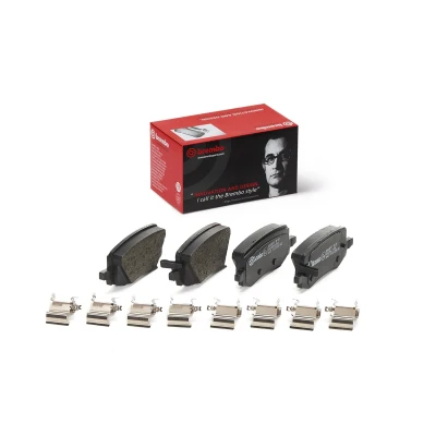 Imagem de BREMBO P 30 139 Jogo de pastilhas para travão disco com avisador sonoro desgaste chapa anti ruído acessórios