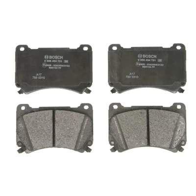 Imagem de BOSCH 0 986 494 781 Jogo de pastilhas para travão disco Baixo teor metálico com avisador sonoro desgaste chapa anti ruído