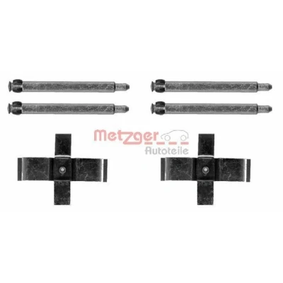 Imagem de METZGER 109 1713 Kit de acessórios, pastilhas travão MERCEDES BENZ: Classe C Sedan, CLK Coupe