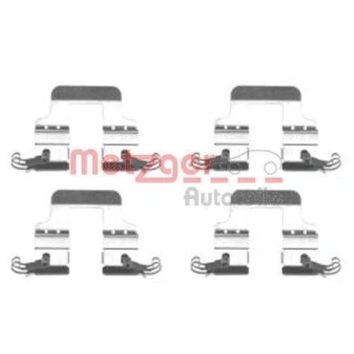 Imagem de METZGER 109 1766 Kit de acessórios, pastilhas travão AUDI: A6 C7 Avant, A4 B8 Sedan