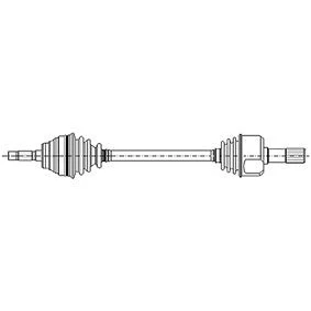 Imagem de METELLI 17 1018 Veio de transmissão 924mm 75,5mm OPEL: Corsa D Hatchback