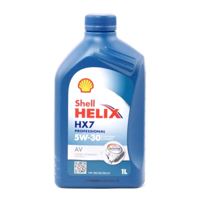 Imagem de Shell Helix HX7 Professional AV 5W 30 1l Óleo do motor 550046311 KIA: Rio 4, Sportage III, TOYOTA: Yaris I Hatchback, OPEL: Astra J Sports Tourer