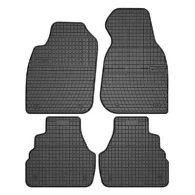 Imagem de FROGUM 0723 Conjunto de tapete chão Borracha à frente e atrás 4 preto medida AUDI: A6 C5 Sedan, Avant