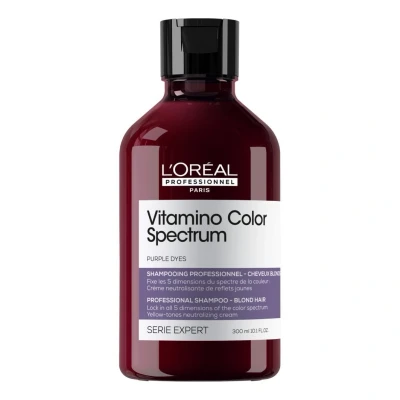 Imagem de L&#039;Oréal Professionnel Vitamino Color Spectrum Purple Tinted Shampoo For Blonde Coloured Hair 300ml