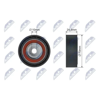 Imagem de NTY RRK BM 000 Polia Tensora BMW: 3 Sedan, 5 Compact
