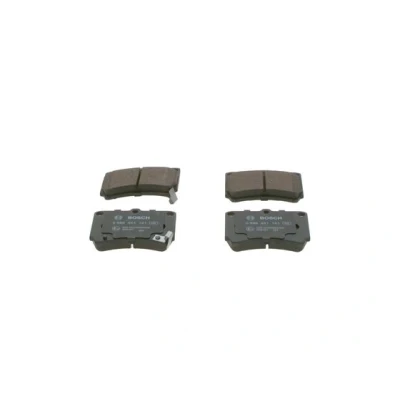 Imagem de BOSCH 0 986 461 141 Jogo de pastilhas para travão disco Baixo teor metálico com avisador sonoro desgaste chapa anti ruído MAZDA: FAMILIA 5