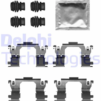 Imagem de DELPHI LX0709 Kit de acessórios, pastilhas travão RENAULT: GRAND SCENIC 4, Megane Talisman Grandtour, NISSAN: X Trail, TOYOTA: Avensis III Sedan