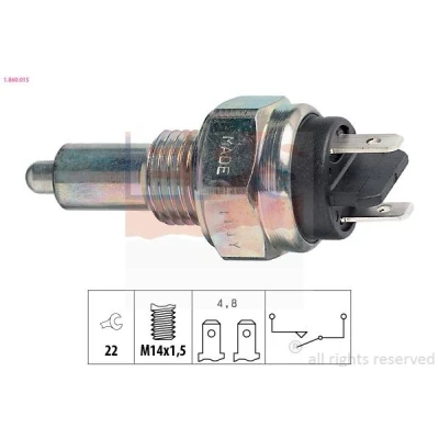 Imagem de EPS 1.860.015 Interruptor, luz de marcha atrás Made in Italy OE Equivalent CITROËN: BX Hatchback