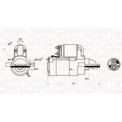 Imagem de MAGNETI MARELLI 063721246010 Motor de arranque 12 1,4 11 FORD: MONDEO 3 Stufenheck, 3, Kombi