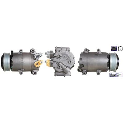 Imagem de DRI 700510900 Compressor PAG 46 R134a com juntas FORD: FIESTA 6