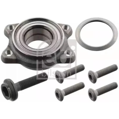 Imagem de FEBI BILSTEIN 101139 Kit de Rolamento roda Eixo traseiro com jogo parafusos 82 esferas oblíquo AUDI: A4 B6 Sedan, Avant