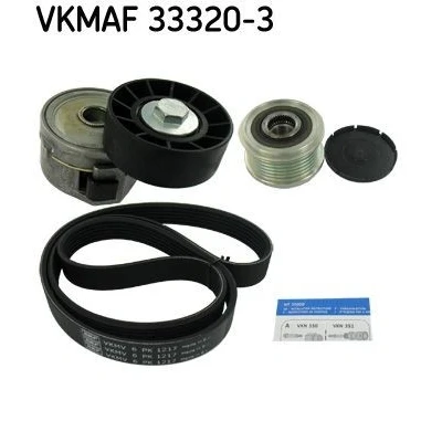 Imagem de SKF VKMAF 33320 3 Jogo de correias trapezoidais estriadas CITROËN: C5 III Carrinha, C4 I Grand Picasso, PEUGEOT: 407 SW, Sedan, FIAT: Scudo II Van
