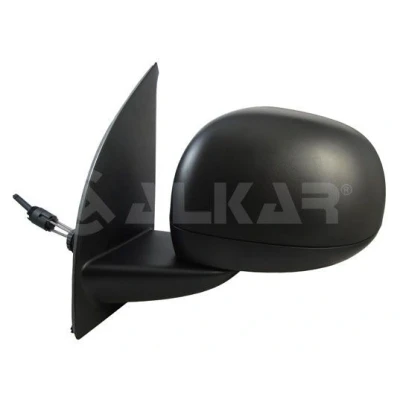 Imagem de Espelho retrovisor Alkar 6155924 à direita com sensor de temeperatura, ajuste: por cabo aço, convexo para veículo volante esquerda