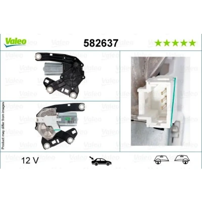 Imagem de VALEO 582637 Motor de Limpa Vidros 12 traseira direita para veículos volante à esquerda/direita
