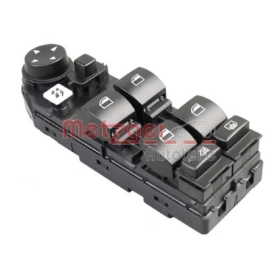 Imagem de METZGER 0916703 Interruptor, elevadores dos vidros do lado condutor, à frente BMW: 5 Sedan, Touring