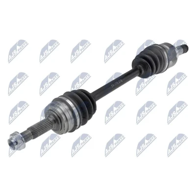Imagem de NTY NPW TY 170 Veio de transmissão Eixo dianteiro, lado esquerdo 590mm 73mm Caixa velocidades manual PEUGEOT: 107 Hatchback, CITROËN: C1 I