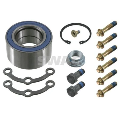 Imagem de SWAG 10 90 8220 Kit de Rolamento roda Eixo traseiro esquerdo, direito com material montagem 88 esferas oblíquo