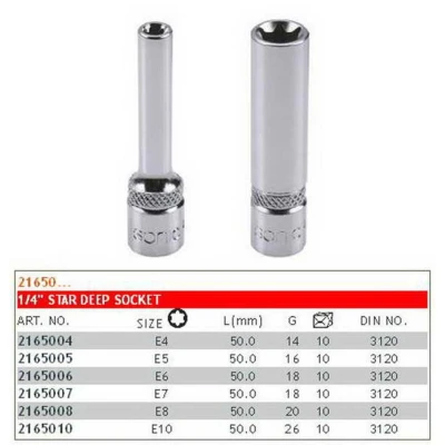 Imagem de Chave de caixa 1/4&quot; E TORX SONIC 2165004