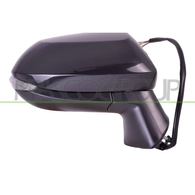 Imagem de Espelho retrovisor Prasco TY0967323 à direita preto elétrico aquecível, convexo