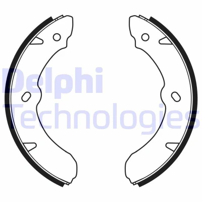 Imagem de DELPHI LS2177 Maxilas de Travão 279mm 62mm