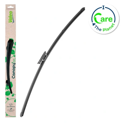 Imagem de Escova do limpa vidros Valeo Canopy 583997 750mm plana, Borracha limpeza fabricada com &gt;80% materiais sustentáveis