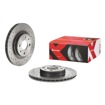 Imagem de BREMBO XTRA LINE 09.8903.1X Disco de travão 260 20 4 perfurado/ventilado revestido com parafusos