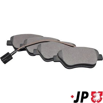 Imagem de JP GROUP 3363601610 Jogo de pastilhas para travão disco Eixo dianteiro incl. contacto aviso desgaste FIAT: BRAVO 2, Stilo Hatchback