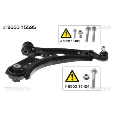 Imagem de TRISCAN 8500 15595 Braço de suspensão com articulação suspensão/guia, apoio borracha transversal 19 FIAT: 500X